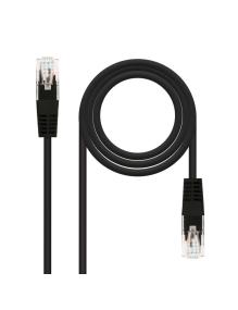 Cable de Red RJ45 UTP Nanocable 10.20.0102-BK Cat.5e/ 2m/ Negro