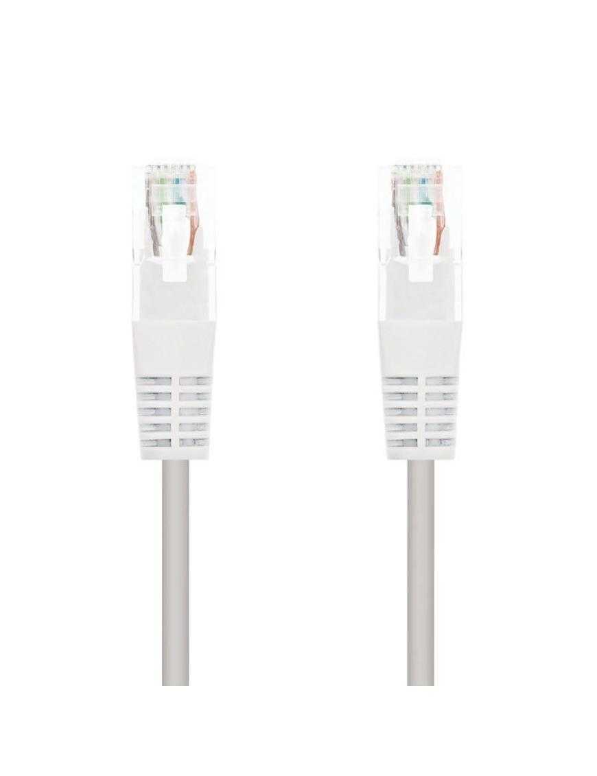 Cable de Red RJ45 UTP Nanocable 10.20.0105-W Cat.5e/ 5m/ Blanco