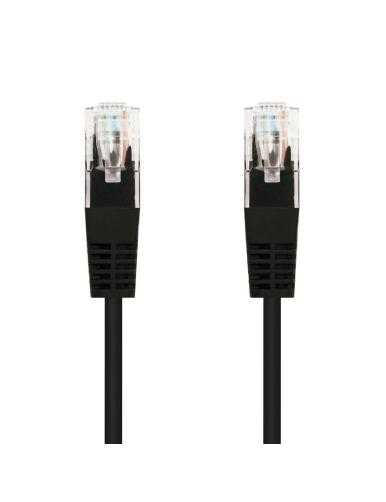 Cable de Red RJ45 UTP Nanocable 10.20.0400-L25-BK Cat.6/ 25cm/ Negro