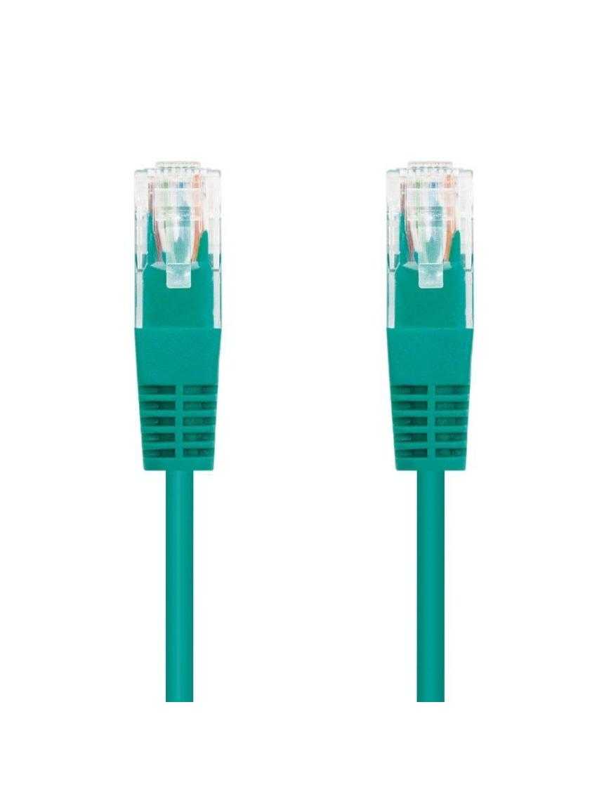 Cable de Red RJ45 UTP Nanocable 10.20.0400-L25-GR Cat.6/ 25cm/ Verde