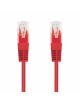 Cable de Red RJ45 UTP Nanocable 10.20.0400-R Cat.6/ 50cm/ Rojo