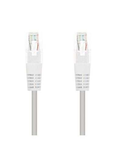 Cable de Red RJ45 UTP Nanocable 10.20.0400-W Cat.6/ 50cm/ Blanco