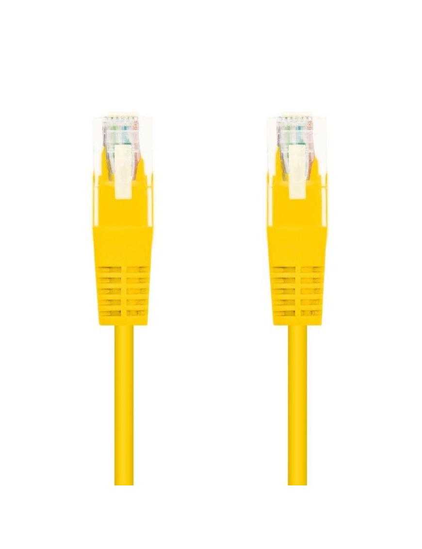 Cable de Red RJ45 UTP Nanocable 10.20.0400-Y Cat.6/ 50cm/ Amarillo