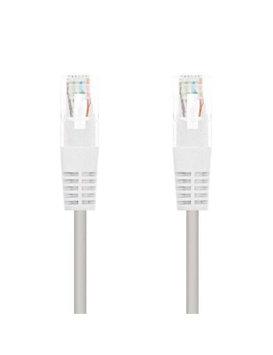 Cable de Red RJ45 UTP Nanocable 10.20.0401-W Cat.6/ 1m/ Blanco