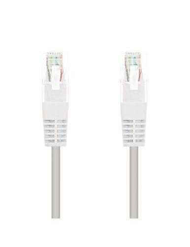 Cable de Red RJ45 UTP Nanocable 10.20.0401-W Cat.6/ 1m/ Blanco