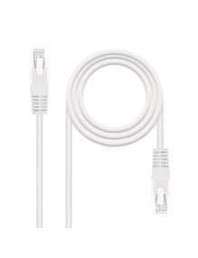 Cable de Red RJ45 UTP Nanocable 10.20.0401-W Cat.6/ 1m/ Blanco