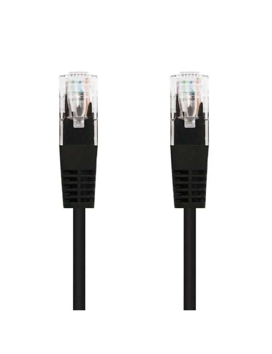 Cable de Red RJ45 UTP Nanocable 10.20.0402-BK Cat.6/ 2m/ Negro