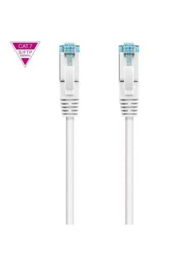 Cable de Red RJ45 SFTP Nanocable 10.20.1700-L25-W Cat.7/ LSZH/ 25cm/ Blanco