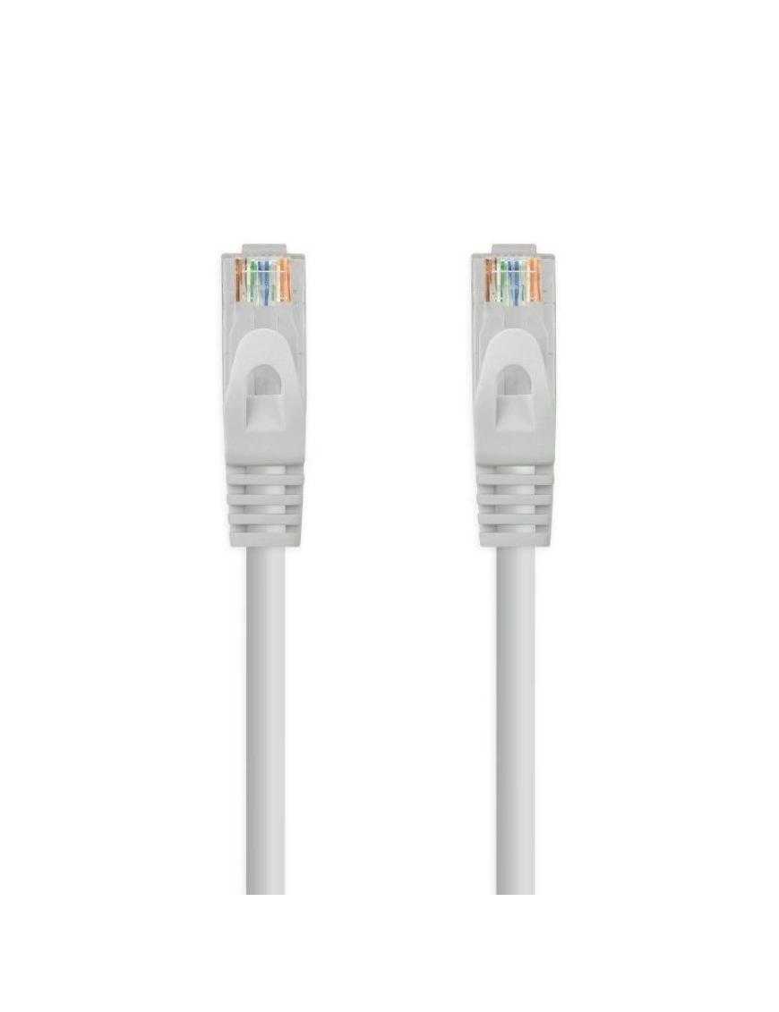 Cable de Red RJ45 UTP Nanocable 10.20.1801 Cat.6A/ 1m/ Gris