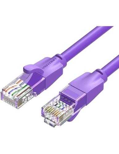 Cable de Red RJ45 UTP Vention IBEVF Cat.6/ 1m/ Morado