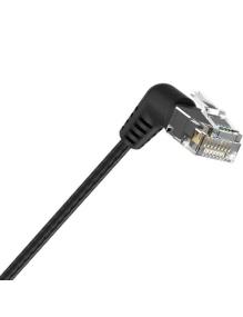 Cable de Red RJ45 UTP Vention IBOBF Cat.6A/ 1m/ Cabeza Rotatoria 360º/ Negro