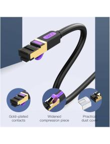 Cable de Red RJ45 SFTP Vention ICDBN Cat.7/ 15m/ Negro