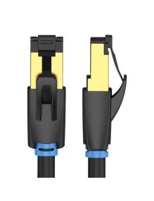 Cable de Red RJ45 SFTP Vention IKABD Cat.8/ 50cm/ Negro