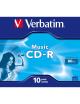 CD-R Verbatim Music 16X/ Caja-10uds