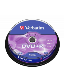 DVD+R Verbatim Advanced AZO 16X/ Tarrina-10uds