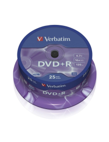 DVD+R Verbatim Advanced AZO 16X/ Tarrina-25uds