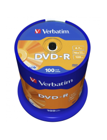 DVD-R Verbatim Advanced AZO 16X/ Tarrina-100uds