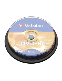 DVD-R Verbatim Advanced AZO 16X/ Tarrina-10uds