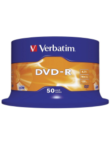 DVD-R Verbatim Advanced AZO 16X/ Tarrina-50uds