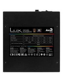 Fuente de Alimentación Aerocool LUX RGB 650M/ 650W/ Ventilador 12cm/ 80 Plus Bronze