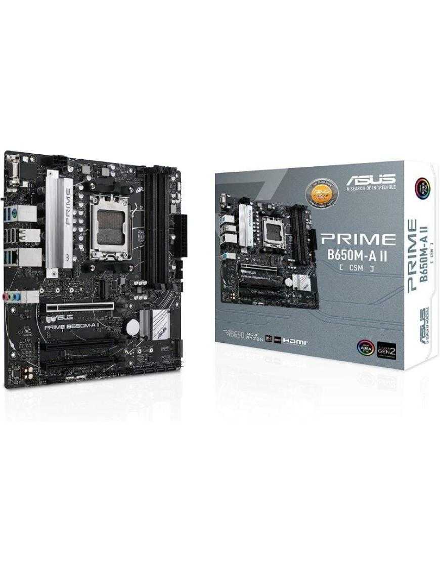 Placa Base Asus Prime B650M-A II-CSM/ Socket AM5/ Micro ATX