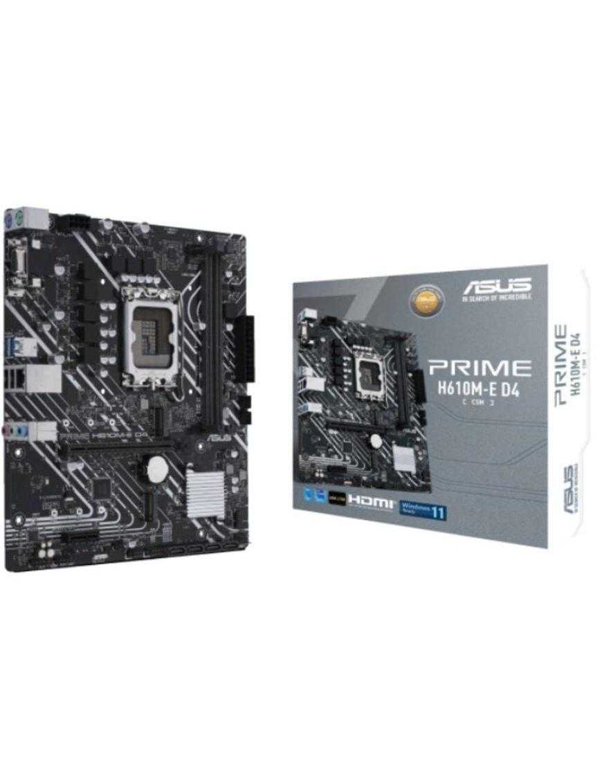 Placa Base Asus Prime H610M-E D4-CSM/ Socket 1700/ Micro ATX