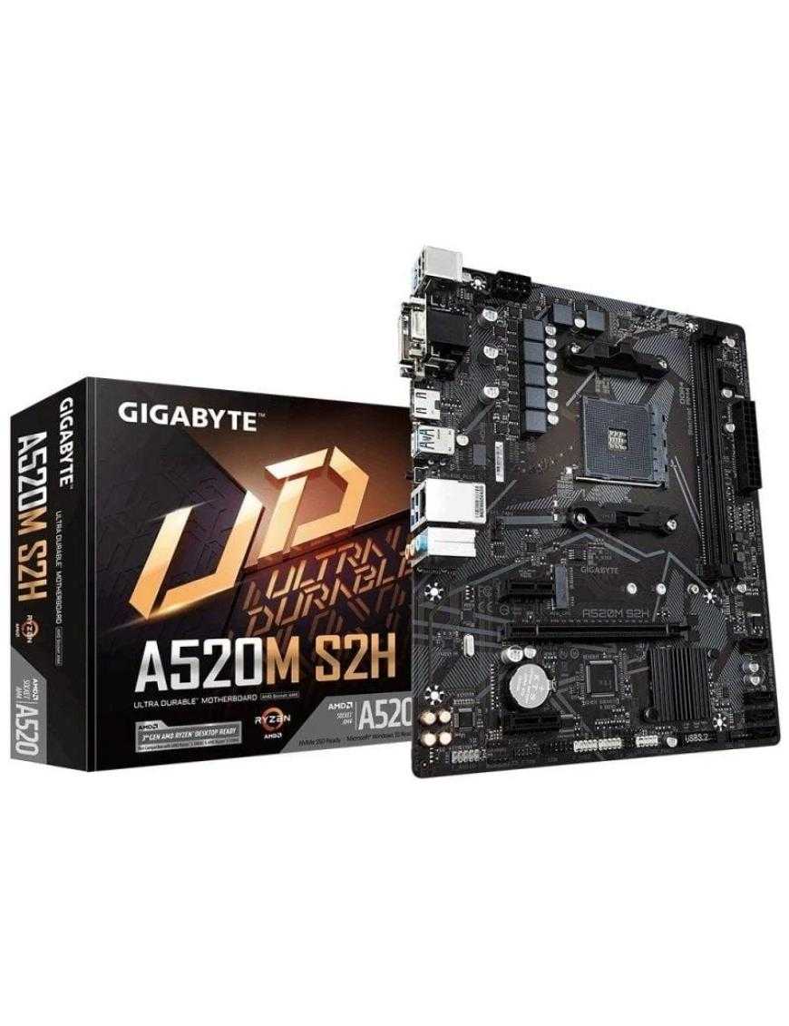 Placa Base Gigabyte A520M S2H Socket AM4/ Micro ATX