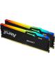 Memoria RAM Kingston FURY Beast RGB 2 x 16GB/ DDR5/ 6000MHz/ 1.4V/ CL30/ DIMM