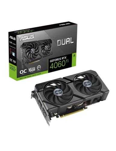 Tarjeta Gráfica Asus Dual GeForce RTX 4060 Ti EVO OC/ 16GB GDDR6