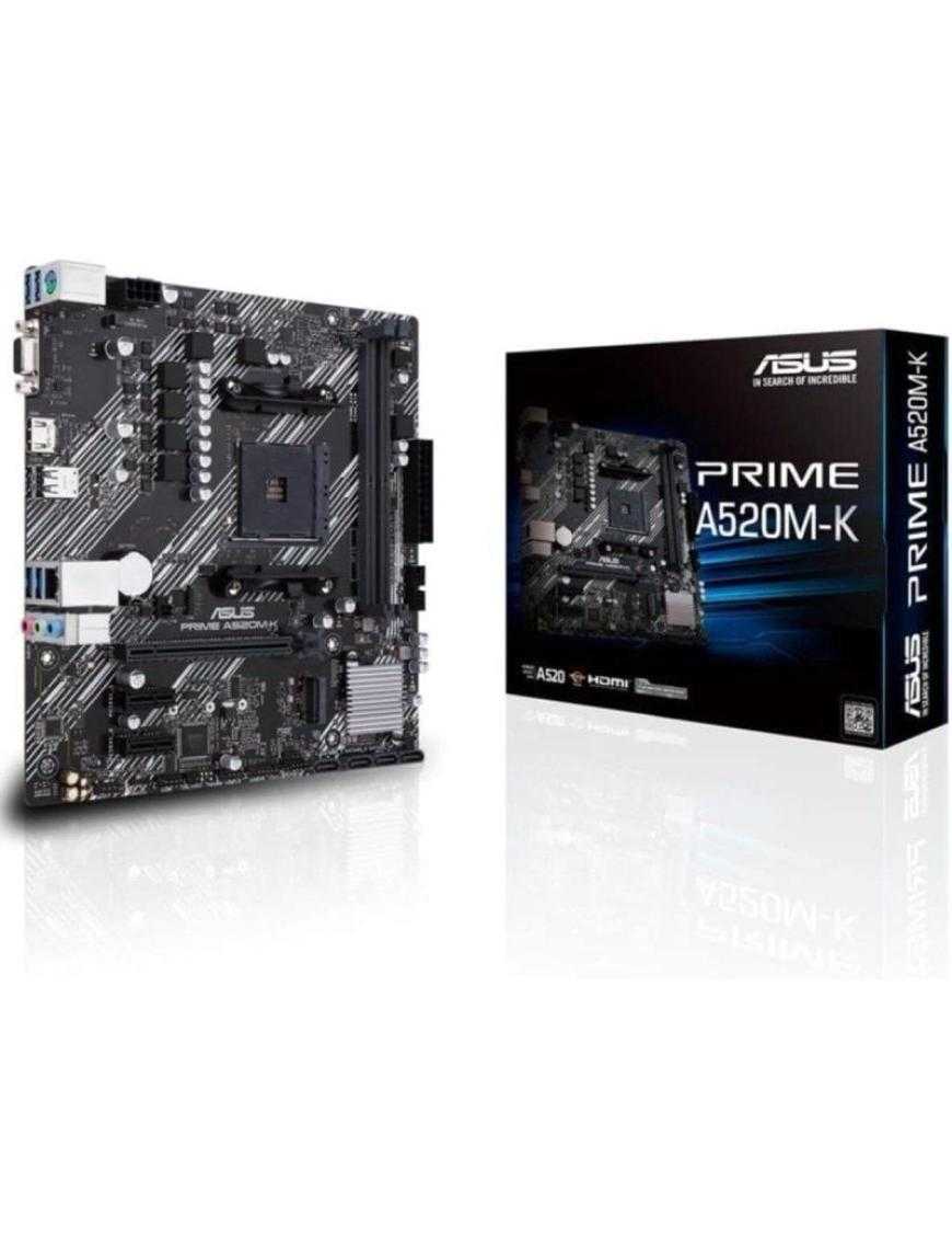 Placa Base Asus Prime A520M-K Socket AM4/ Micro ATX