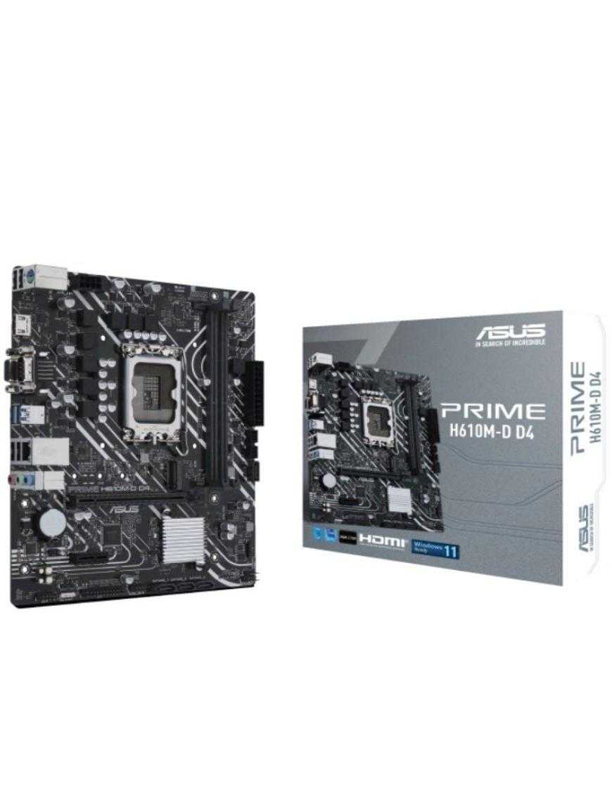 Placa Base Asus Prime H610M-D D4/ Socket 1700/ Micro ATX