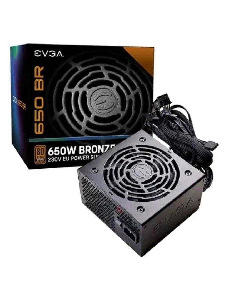 Fuente de Alimentación EVGA 650 BR/ 650W/ Ventilador 12cm/ 80 Plus Bronze