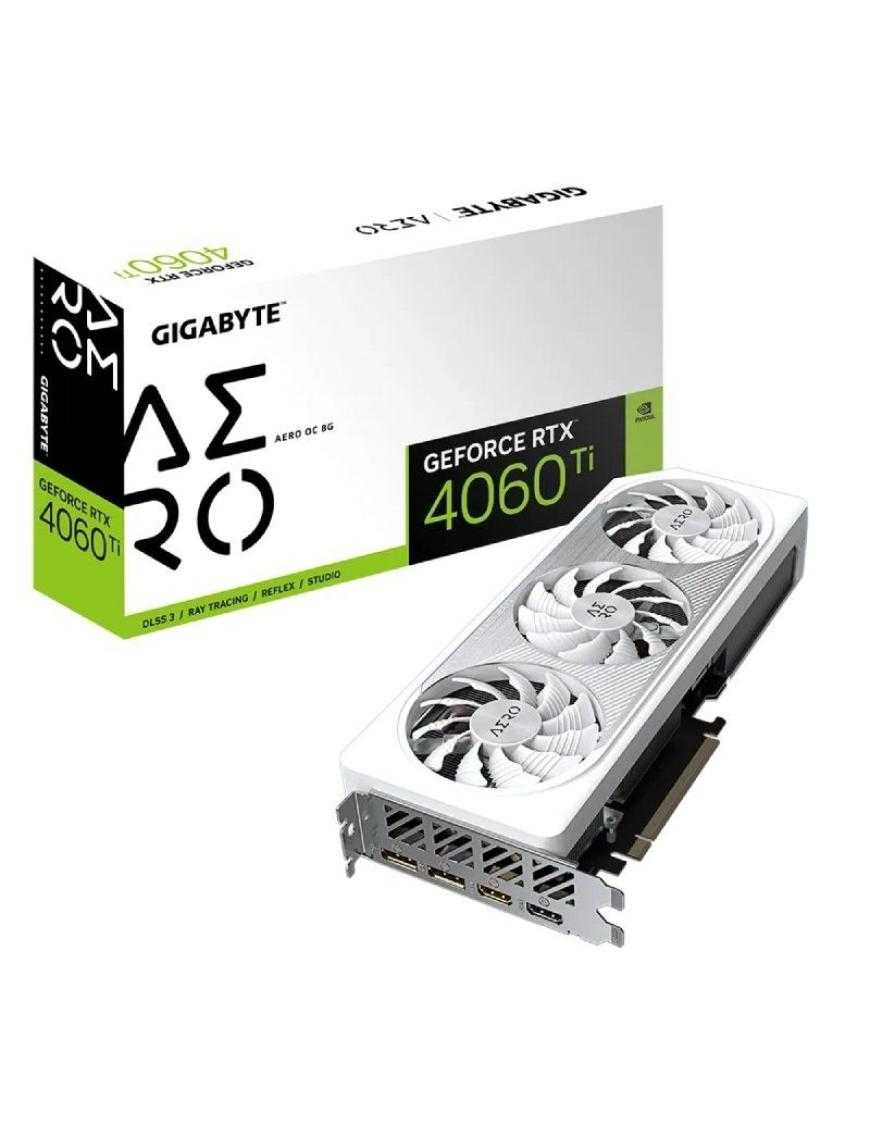 Tarjeta Gráfica Gigabyte GeForce RTX 4060 Ti Aero OC 8G/ 8GB GDDR6