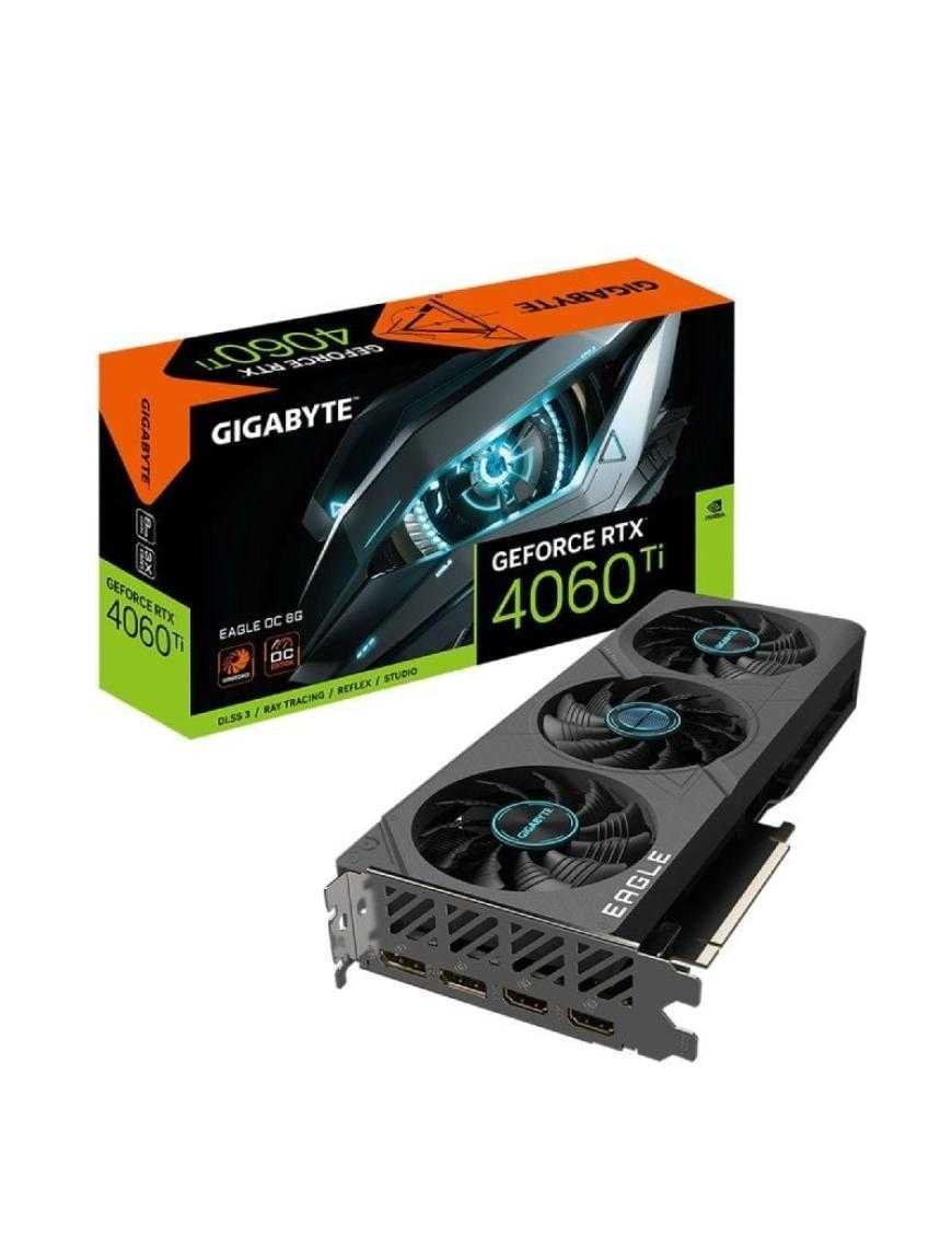 Tarjeta Gráfica Gigabyte GeForce RTX 4060 Ti EAGLE OC 8G/ 8GB GDDR6