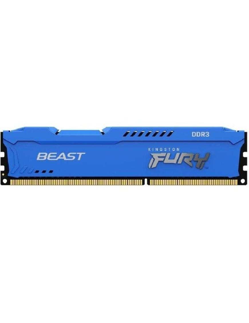 Memoria RAM Kingston FURY Beast 8GB/ DDR3/ 1600MHz/ 1.5V/ CL10/ DIMM