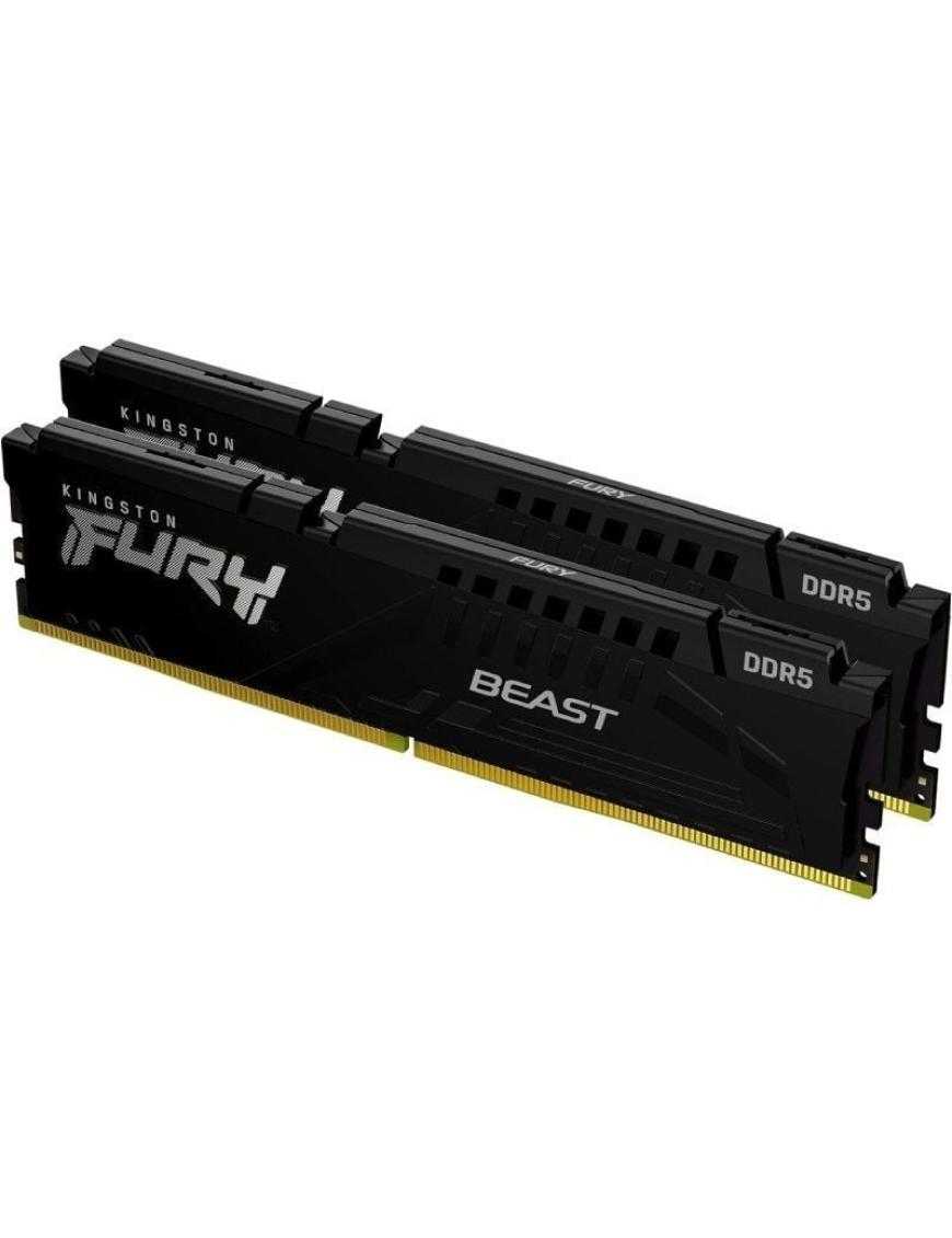 Memoria RAM Kingston FURY Beast 2 x 16GB/ DDR5/ 5600MHz/ 1.25V/ CL36/ DIMM