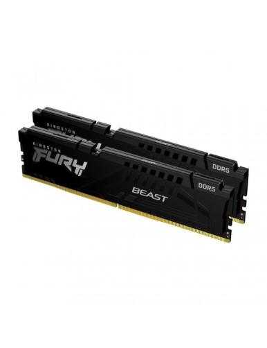 Memoria RAM Kingston FURY Beast 2 x 16GB/ DDR5/ 5200MHz/ 1.1V/ CL40/ DIMM