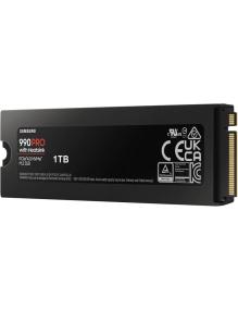 Disco SSD Samsung 990 PRO 1TB/ M.2 2280 PCIe 4.0/ con Disipador de Calor/ Compatible con PS5 y PC/ Full Capacity