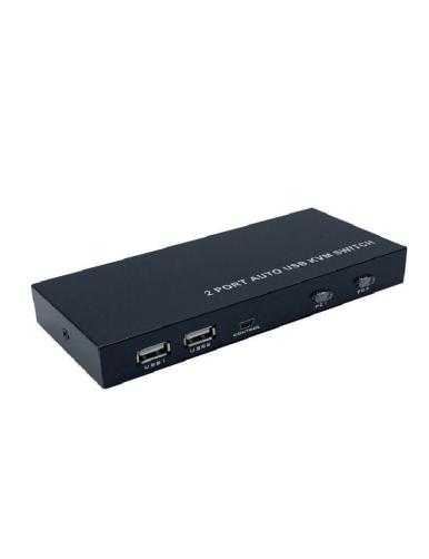 Conmutador KVM HDMI Aisens A111-0400/ 2PC con 1 sólo teclado y ratón