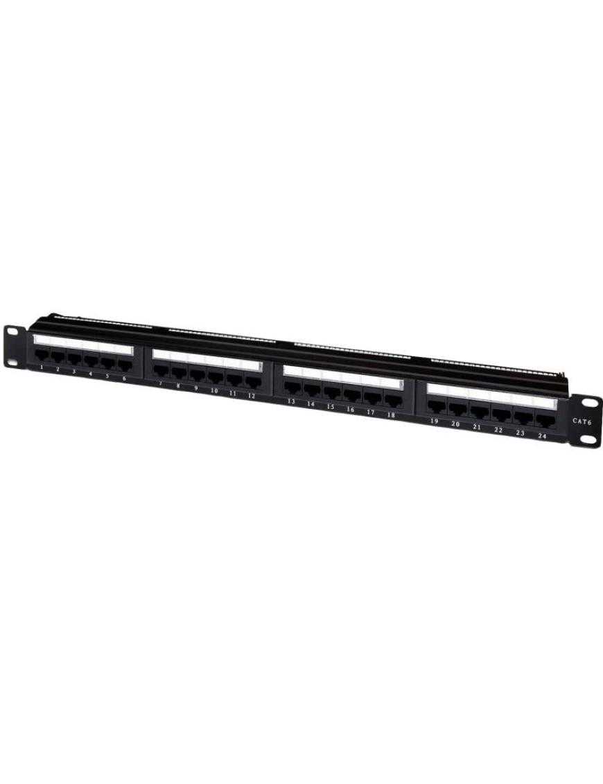 Patch Panel Aisens A141-0308/ 24 Puertos/ Cat.6/ Altura 1U