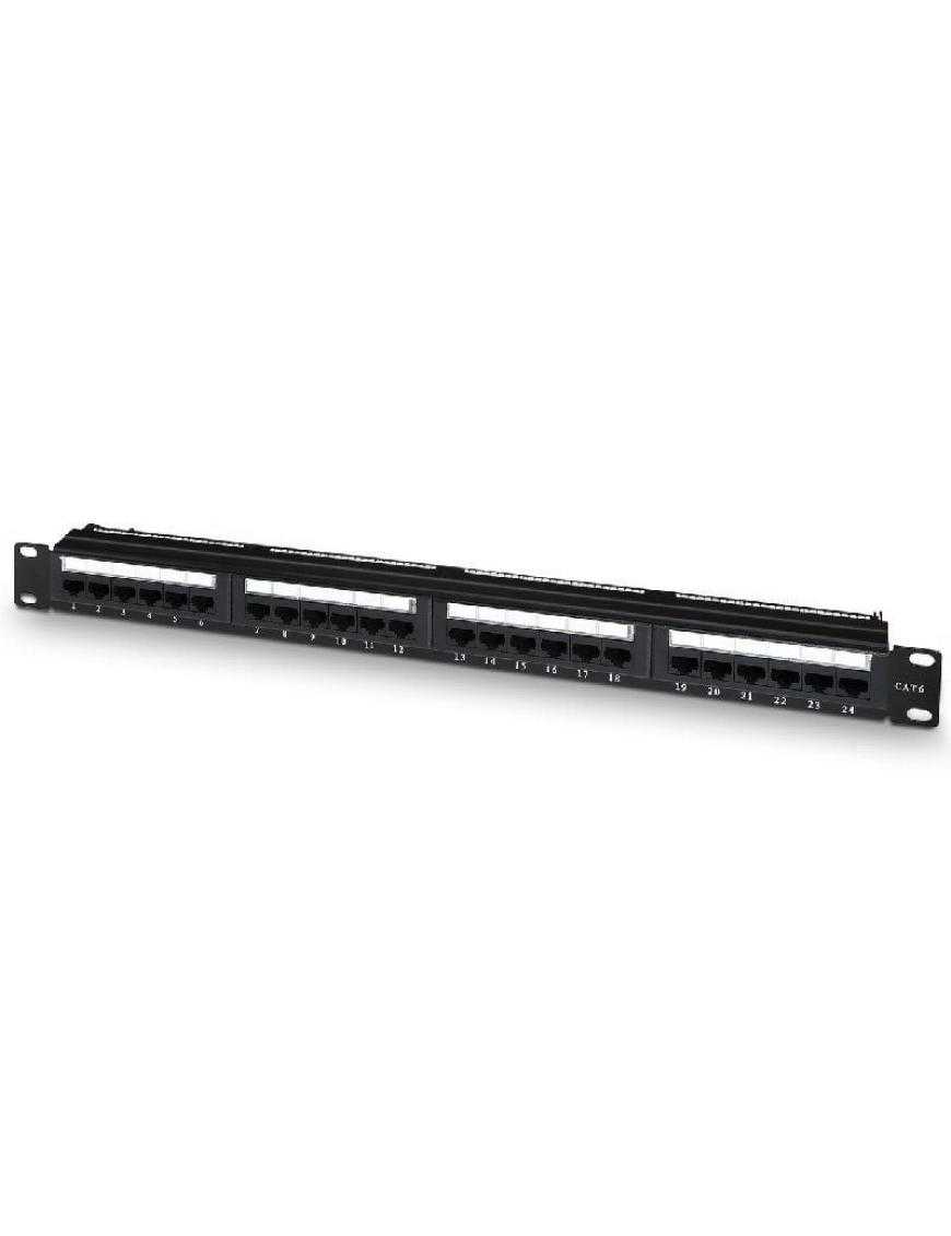 Patch Panel Aisens A141-0509/ 24 Puertos/ Cat.6/ Altura 1U/ Gestión de Cables