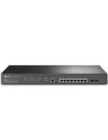 Switch Gestionable TP-Link Omada JetStream TL-SG3210XHP-M2/ WiFi 6/ 10 Puertos/ RJ-45 10/100/1000/ PoE+/ SFP+ 10GE