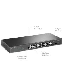 Switch Gestionable TP-Link Omada TL-SG3428 28 Puertos/ RJ-45 10/100/1000/ SFP