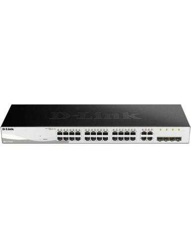 Switch Gestionado D-Link DGS-1210-24/ 24 Puertos/ RJ-45 10/100/1000/ SFP