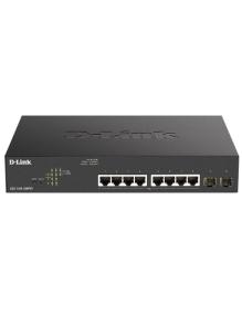 Switch D-Link DGS-1100-10MPV2 10 Puertos/ RJ-45 Gigabit 10/100/1000 PoE/ SFP