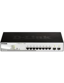 Switch D-Link DGS-1210-10P 10 Puertos/ RJ-45 Gigabit 10/100/1000 PoE/ SFP