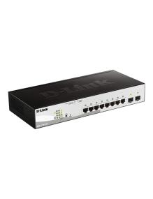 Switch D-Link DGS-1210-10P 10 Puertos/ RJ-45 Gigabit 10/100/1000 PoE/ SFP