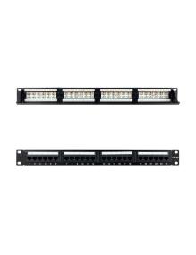 Patch Panel Nanocable 10.21.4124/ 24 Puertos/ Cat.6a/ Altura 1U