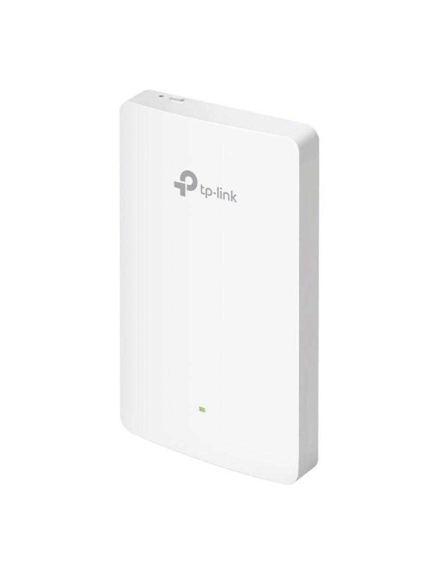 Punto de Acceso Inalámbrico TP-Link Omada EAP615-WALL/ WiFi 6/ PoE/ 1800Mbps/ 2.4GHz 5GHz/ Antenas de 4dBi/ WiFi 802.11 ax/ac/a/