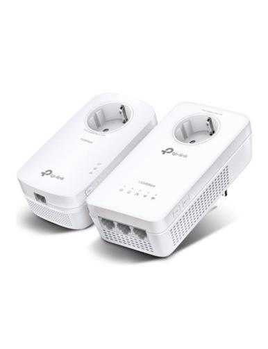 Adaptador Powerline TP-Link AV1300 1300Mbps/ Alcance 300m/ Pack de 2